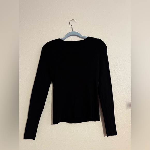 SAMSOE SAMSOE Everly Twist Cut-Out Crewneck Sweater - Picture 5 of 6